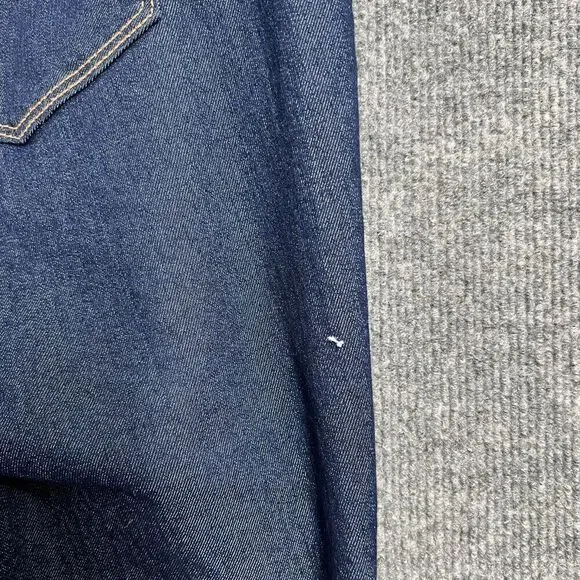 Old Navy Womens Super Skinny Jeans Plus Size 18 Dark Wash Mid Rise Stretch Denim - Picture 5 of 12